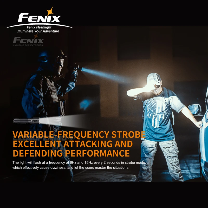  Classical Tactical Upgrade Fenix TK22 UE 1600 Lumens Portable Tactical Flashlight with 5000mAh Li-i - 4000283593064