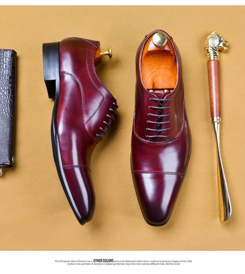 Летние мужские строгие туфли из натуральной кожи; мужские оксфорды; итальянские модельные туфли; коллекция года; свадебные туфли; Кожаные броги на шнурках