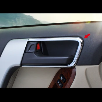 

ABS Plastic For Toyota Prado FJ150 2010 - 2017 Accessories Car inner door Bowl protector frame Cover Trim Car Styling 4pcs