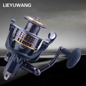 

LIEYUWANG 13+1RB Spinning Fishing Reel Casting 1000 2000 3000 4000 5000 6000 Metal Carbon Steel Spinning Reel Sea Bream Wheel TA