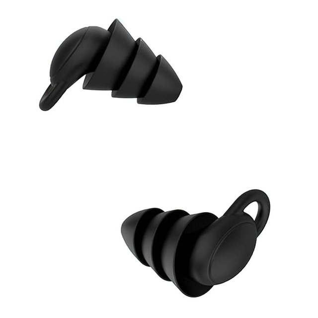 Pair Earplugs Protective Ear Plugs Soft Silicone Waterproof Anti-noise Earphones Protector for Travel Sleep and Snoring
