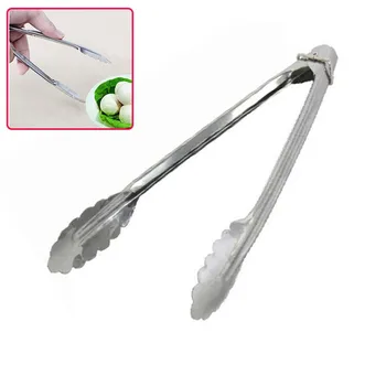 

Stainless Steel Tongs With Lock Design Grip For Kitchen Food Vegetable BBQ Grill J99Store