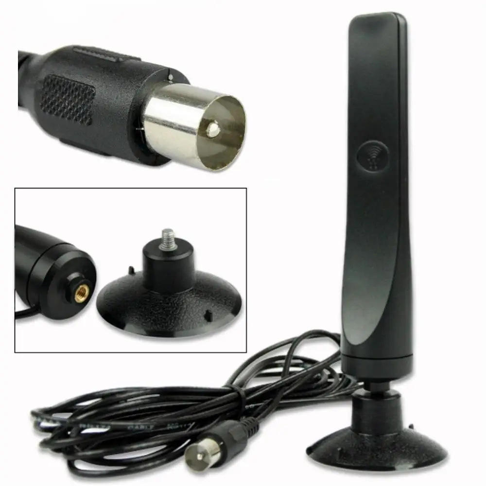 Indoor digital TV antenna DVB-T 12dBi Booster HD IEC interface HDTV ATSC ISDB Interior Antennas Amplifier | Электроника