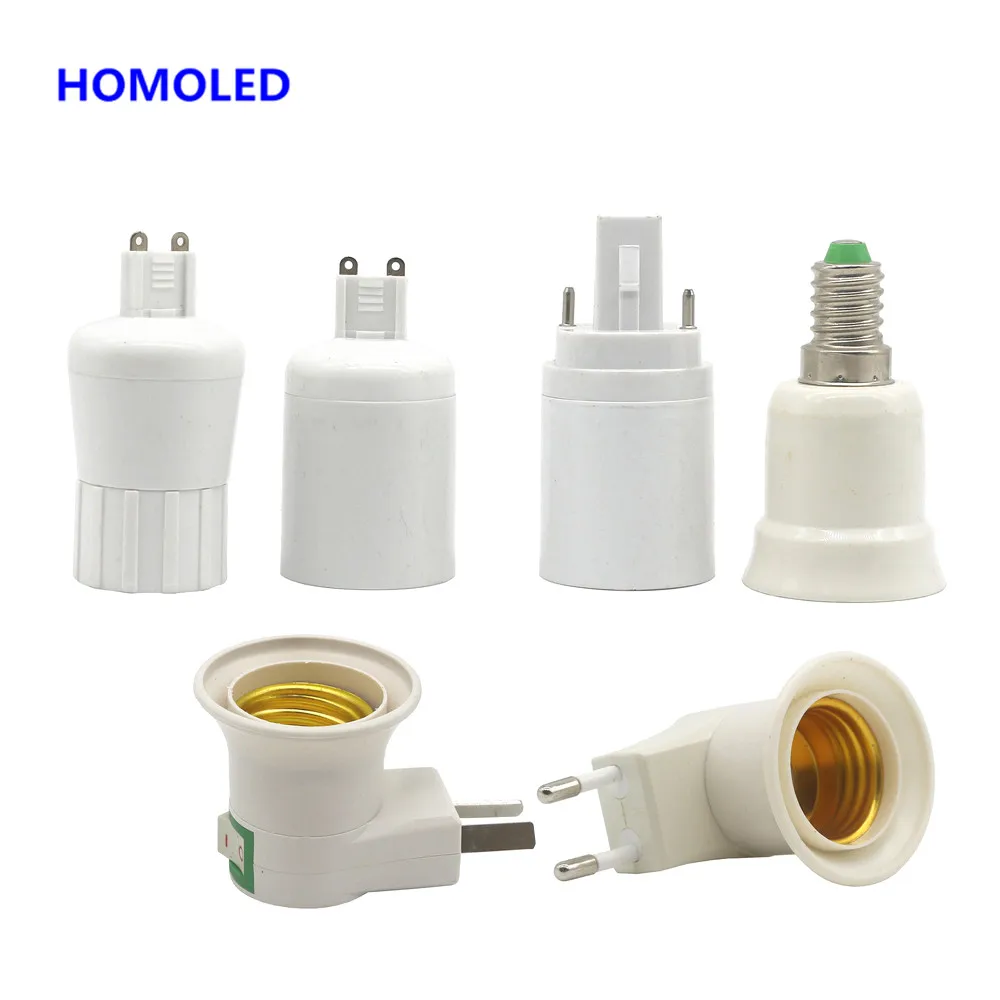 Led Lamp Bulb Base Conversion Holder Converter Socket Adapter MR16 GU10 G9 B22 E27 E14 E40 Fireproof Material Home Light lamp holder lamp bulb holder lamp base lamp socket adapter led lamp base
