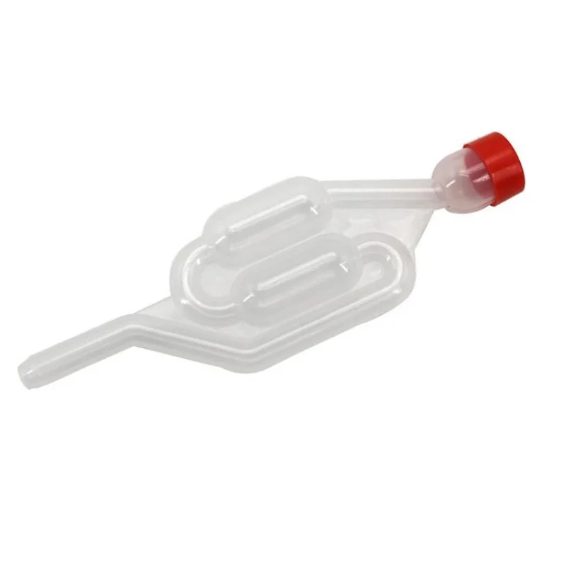 

Twin Bubble Airlock For Wine Making Plastic Brewing Valce With Lid Beer Fermentation Exhaust Valve Winemaking Accessories