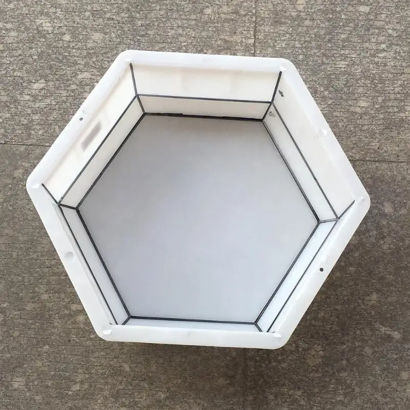 DIY формы для мощения, широкий спектр применения, легкий вес, деликатный домашний сад, путь многоразового использования, бетонная крышка, Шестигранная форма