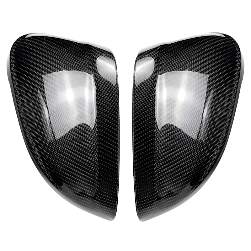 

For Audi A4 B9 16-19 A5 B9 17-19 Carbon Fiber Side Wing Mirror Covers Caps Replacement Decoration