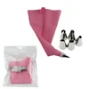 8/ 14 Pcs A Set Silicone Pastry Bags Tips Kitchen DIY Cake Icing Piping Stainless Nozzle Reusable Cream Decorating Mouth Tools 2
