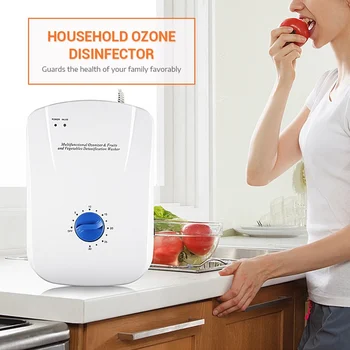 

Ozone Generator Air Purifier Ozone Disinfector with 6 Timing Options for Toxin Removal Air Purification Food Sterilization