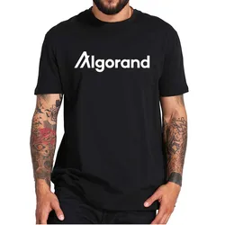 Algorand Crypto Coin T-Shirt ALGO Cryptocurrency Blockchain Casual Tee Tops 100% Cotton EU Size For Men Women