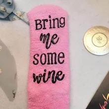 1 пара; Лидер продаж; теплые женские мягкие удобные пушистые теплые домашние розовые Тапочки; зимние носки-Тапочки