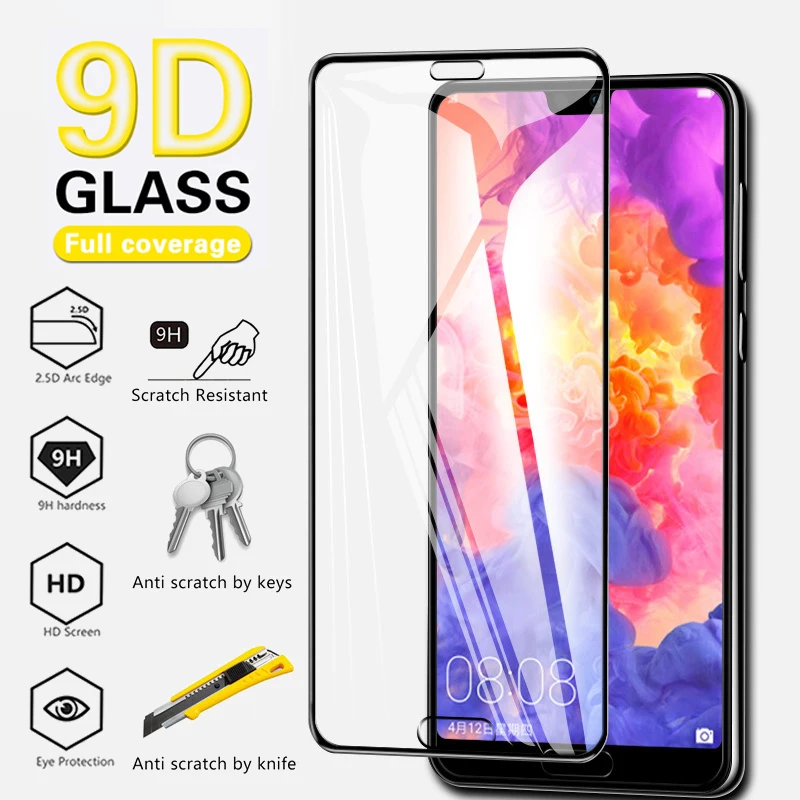 9D изогнутая Защитная пленка для экрана 9H стеклянная huawei P30 P20 Lite 2019 полное