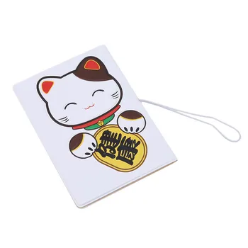 

Women Cards Holders Cartoon Fortune Cat ID Card Bag Credit Card Holder Travel 3D Simple Passport Cover Femme