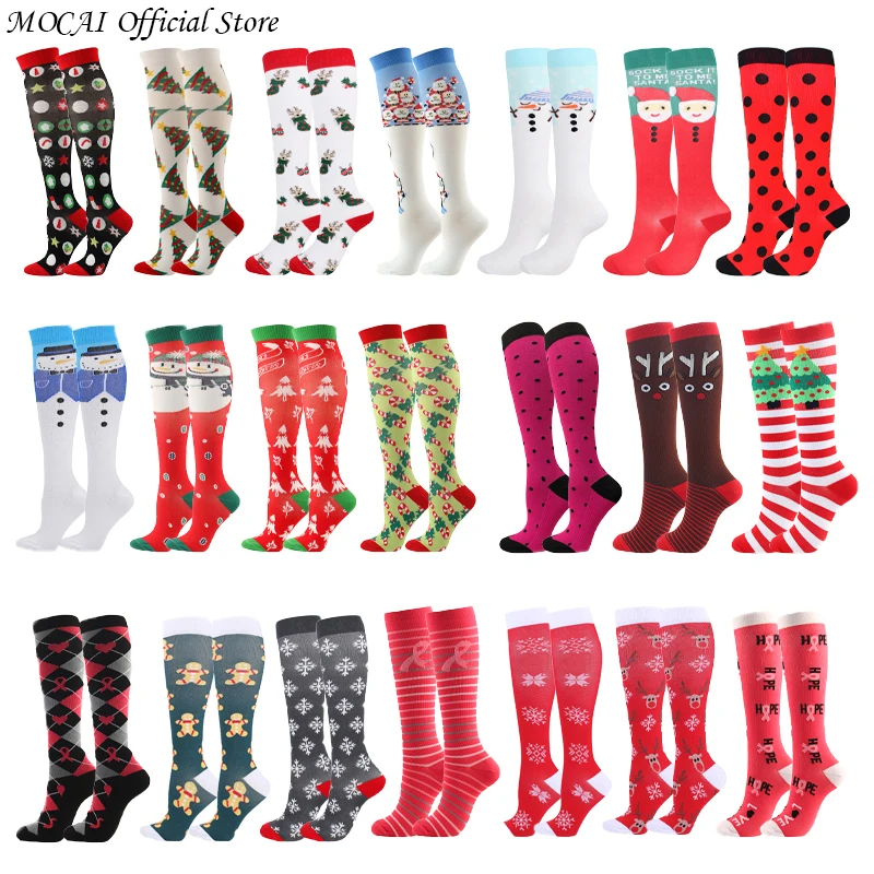 Men's And Women's Compression Stockings Wholesale Christmas Halloween