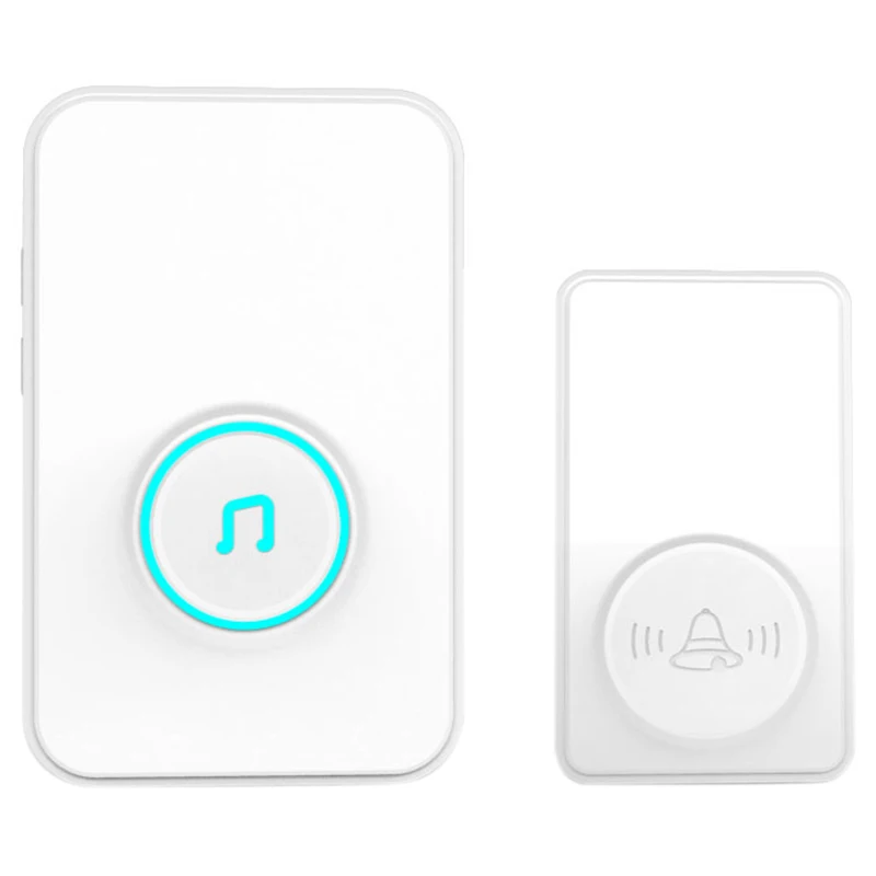 

AMS-One To One Wireless Self-Generating Doorbell, Home, Long Distance, No Battery, Self-Powered US Plug