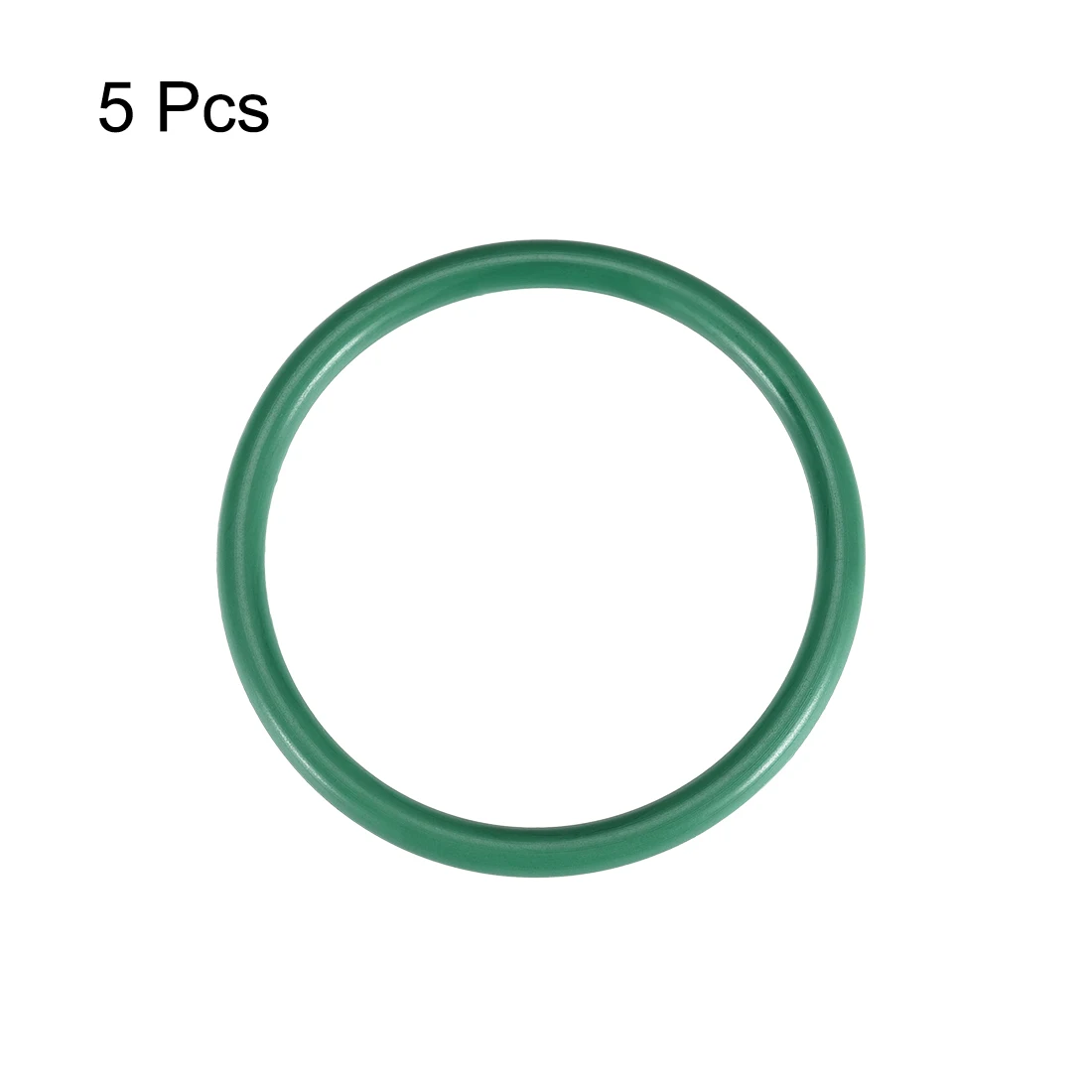 uxcell 5Pcs Fluorine Rubber O Rings Seal Gasket Prevent Leaks in Plumbing Machinery Hydraulic and Pneumatic Repair Green