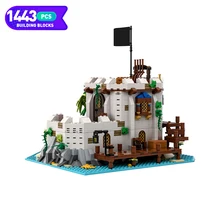 

Moc Empire Fortress Outpost City Architecture Street View Bunker Building Blocks Village Model Military House Children Toy Gifts