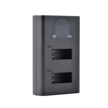 

2 Channel Power Supply Fast Charging Electronic Accessories Portable Action Camera USB Type C Battery Charger For GoPro Max