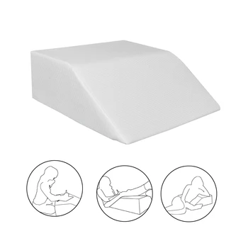 

Leg Rest Pillow, Sleep Restoration Memory Foam Pillow- Best for Back, Hip and Knee Pain Relief, Foot and Ankle Injury and Recove