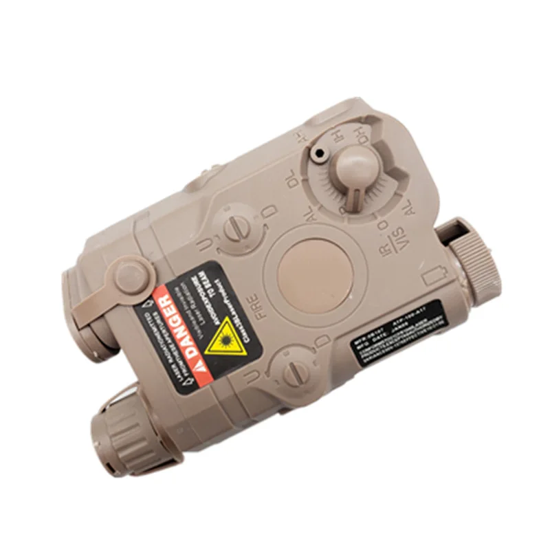 Mud Airsoft PEQ 15 батарейный блок портативный M4 модифицированный красный лазерный фонарик Универсальный батарейный блок Airsoft EX403 - Цвет: Mud