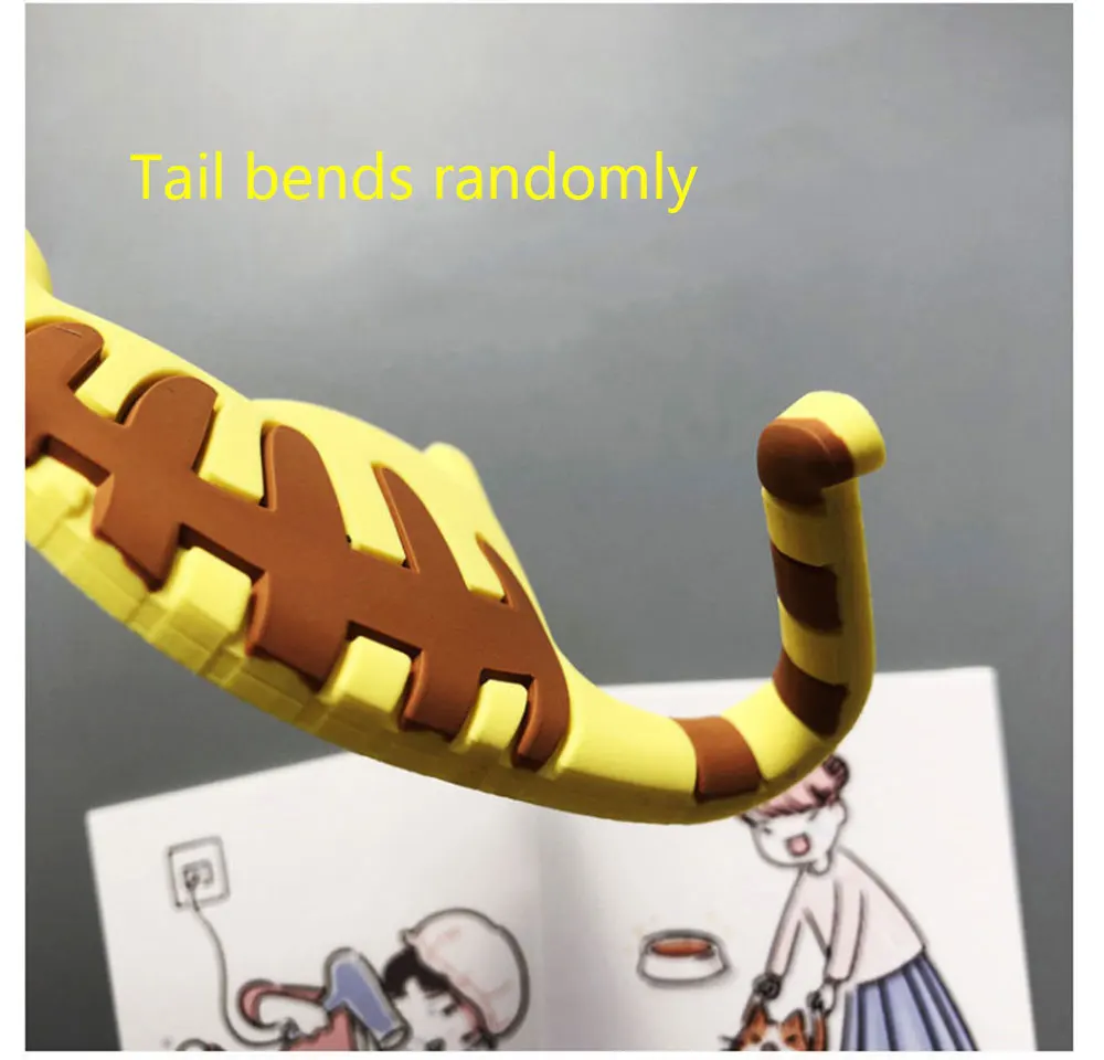 Description Picture 6 of itemJapanese Cat Cartoon Design Tail Hook Creative Home Decor Fridge Magnet Refrigerator Decoration Gift For Kitchen Sticker Poster