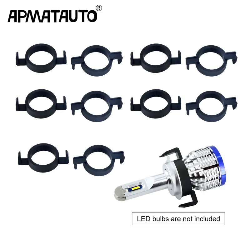 H7 LED Clip Retainer Adapter Holder Headlight Bulb For Ford Mondeo For Peugeot 508 2008 3008 Citroen 10pcs lamp holder headlight holder light holder