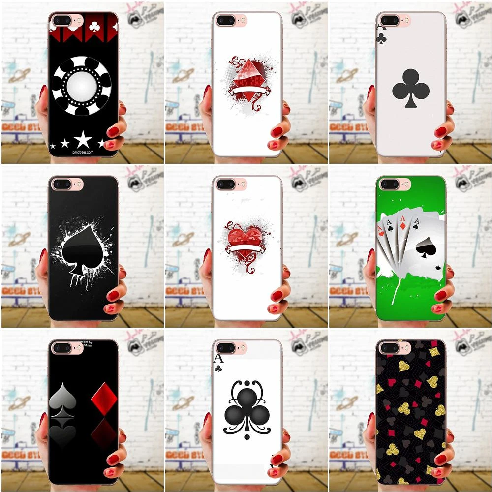 高級人格ポーカー壁紙ソフト Tpu カスタム電話 Apple の Iphone 11 プロ X Xs 最大 Xr 4 4 S 5 5c 5 S Se Se2 6 6 S 7 8 プラス 電話用緩衝材 Aliexpress