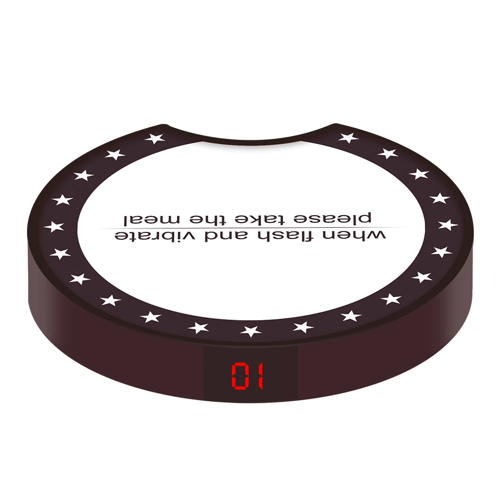 JINGLE BELLS Wireless Coaster Buzzers Paging System wireless calling system 1 Keyboard 10 Pagers Calling for Restaurant Cafe Church Nursery Hospital
