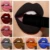 Qibest Бренд 34 Цвета Водонепроницаемый Матовый Обнаженный Помада Lipkit Пигмент Темно-Красный Черный Длительный Блеск Для Губ Женщины Макияж Блеск Для Губ