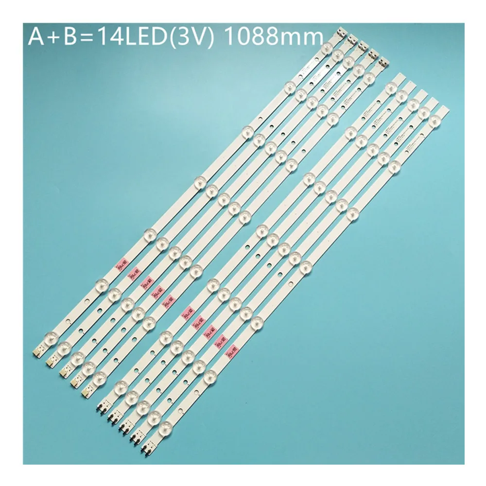 

LED Backlight strip(10) for Samsung LH55EDDPLGC UN55J620DAF UA55H6203 UN55H6103AG CY-DF550CSLV1H CY-DF550CSLV4H LSF550HJ02-A01