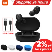 Xiaomi Redmi Airdots TWS Xiaomi True беспроводные наушники Голосовое управление Громкая связь Bluetooth 5,0 шумоподавление управление