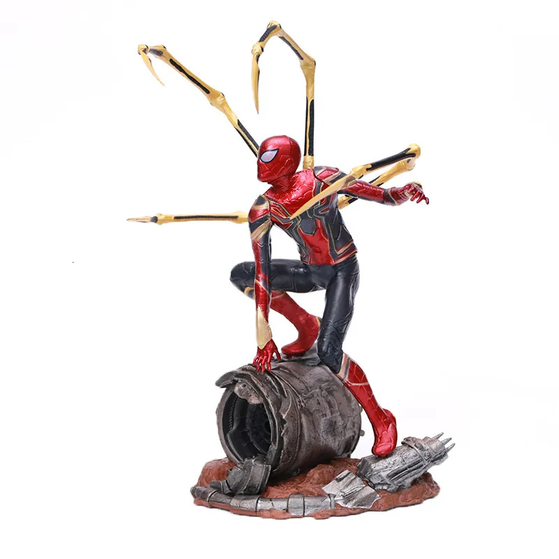 Artfx Marvel Человек-паук Мстители Бесконечная война Железный Паук 1/10 весы Человек-паук фигурка Коллекционная модель игрушки 18 см