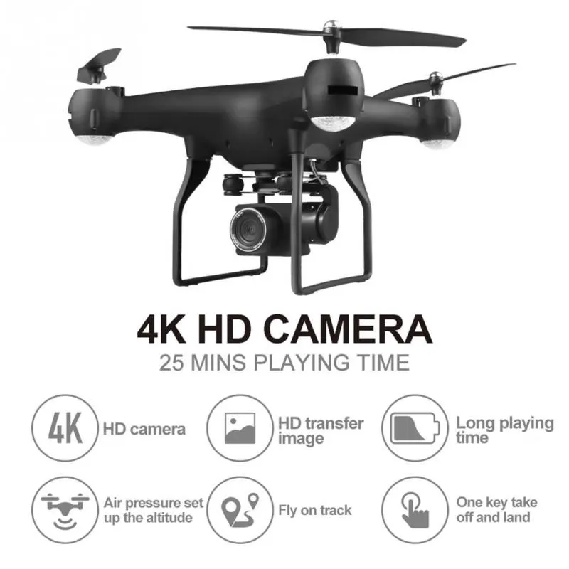 Дрон 4k Квадрокоптер-Дрон с HD 1080P Wifi камера видео высоко стабильный Rc вертолет F68 дроны