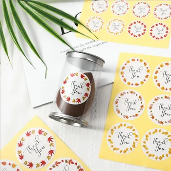 

1200pcs/lot round plant flower wedding birthday party thank you holiday envelope stationery scrapbook sealing sticker