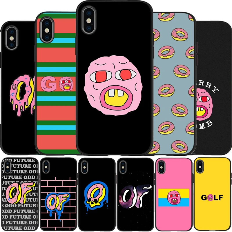 Черный чехол Golf Wang Тайлер странное будущее Санта Круз мягкий силиконовый из ТПУ