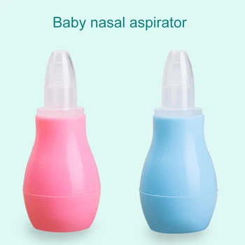 

2020 Baby Nasal Aspirator Sucker Manual Silicone Suction Pump Nose Cleaning Tool