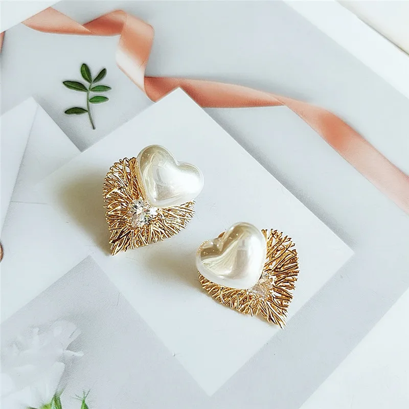 gold stud earrings women (5)