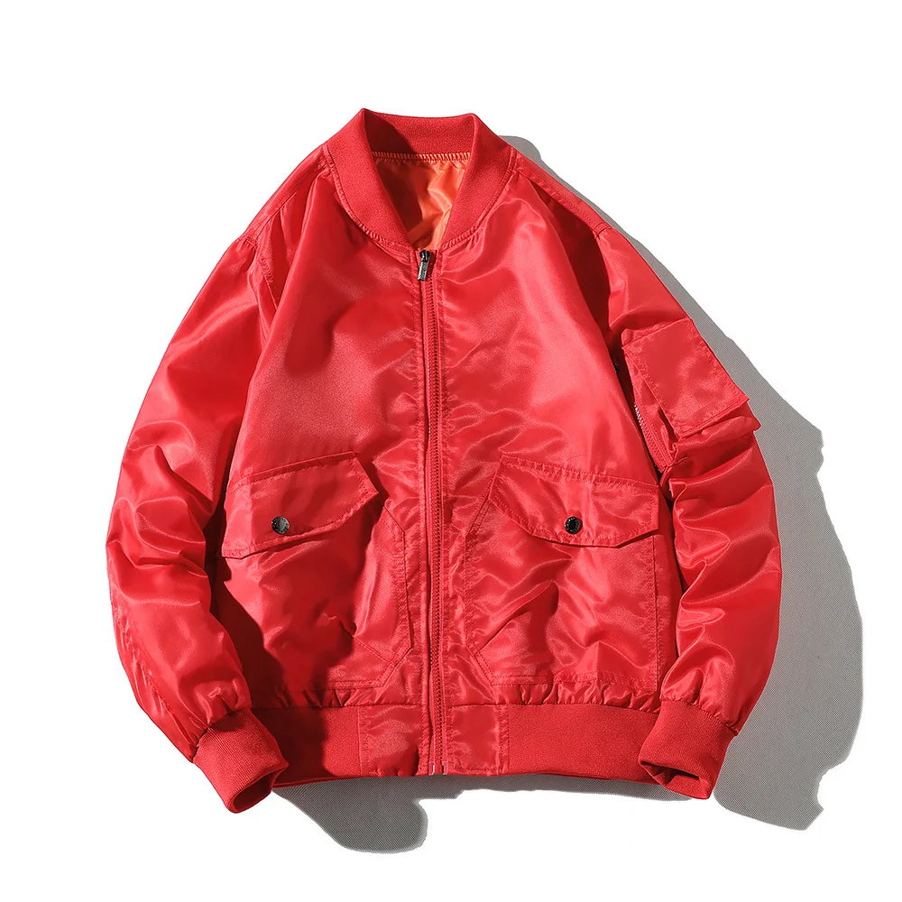 

Spring And Autumn Men'S Wear MA-1 Flight Jacket Outdoor Field Operations Training Air Force Coat-A82