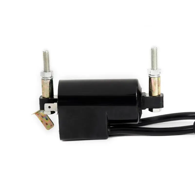 12V 2x Мотоциклетная система зажигания катушки+ 4 DJI Spark заглушки для Kawasaki KZ Suzuki GS Honda CB черный