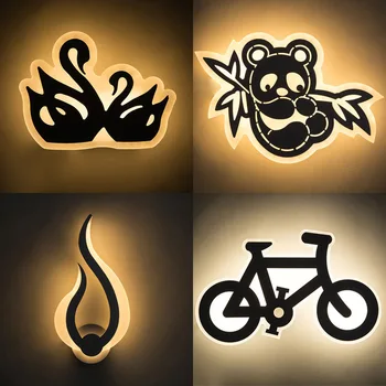 

modern wandlamp crystal bedside aisle corridor monkey lamp cabecero de cama