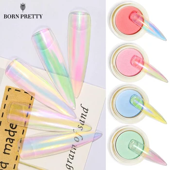 

Mirror Sparkling Nail Powder Auroras Nail Transparent Glitter Shimmer Shining Pigment Soap Foam Effect Dip Nail Powder 1 Box