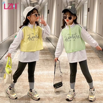 

LZH Autumn Teens Girls Clothing Suit Children Clothes Top+Pants 2pc Kids Costume For Girls Clothes Set 4 5 6 7 8 9 10 11 12 Year