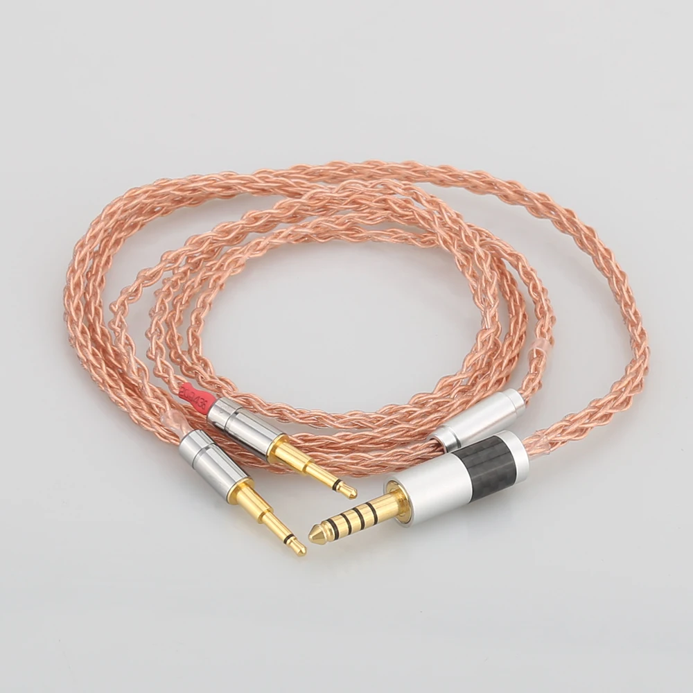Audiocrast 8cores Headphones Cable Audio Upgrade Cable For Meze 99 Classics Focal Elear