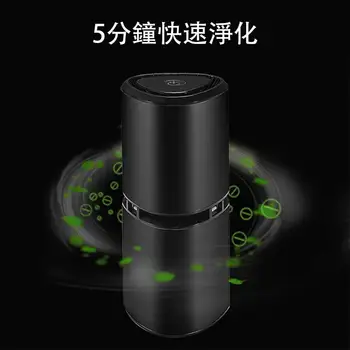 

Car Air Purifier 12V Negative Ions Air Cleaner Ionizer Air Freshener Auto Mist Maker Pm2.5 Eliminator Cup Car Charger