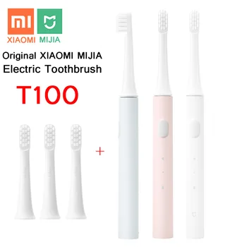 

Xiaomi T100 Electric Toothbrush Teeth Brush Heads Mijia T 100 Oral Deep Cleaning sonicare Toothbrush Two-speed Cleaning