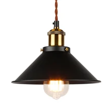 Промышленный подвесной светильник, подвесной светильник Эдисона, винтажный подвесной светильник, металлический подвесной светильник, железный подвесной светильник, бронза