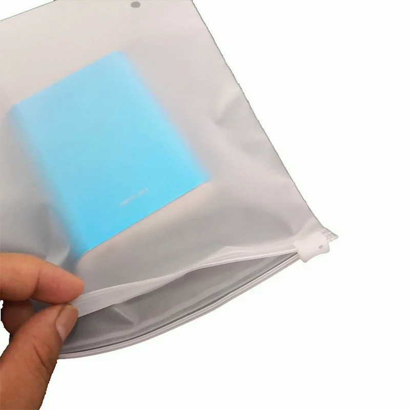 Ziplock сумка матовая пластиковая упаковка на молнии для хранения