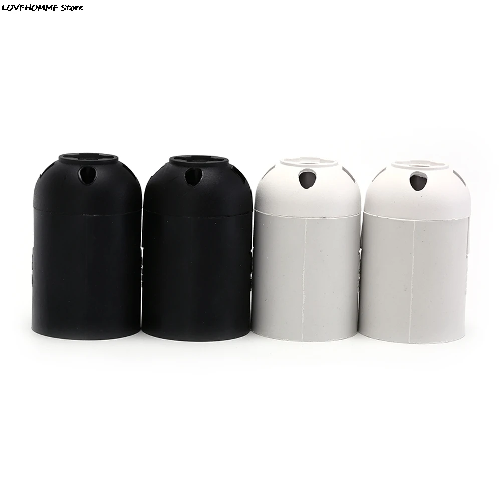 Light Bulb Lamp Holder With On/Off Switch Screw E27 Bulb SCREW ES E27 M10 Base Socket Lampshade Collar Splitter Converter 2Pcs