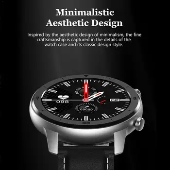 

1Pc DT78 Smart Watch Full Touch Round HD Screen Heart Rate Monitor Blood Sports Waterproof Smart Watch Health Pressure Trac S2M3