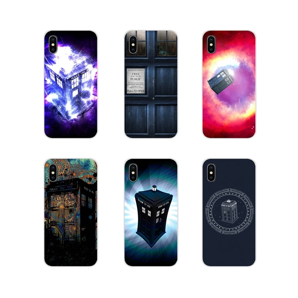 Tardis Doctor Dr Who полиция Коробка мягкие прозрачные чехлы Чехол для Samsung Galaxy S2 S3 S4 S5 Mini S6